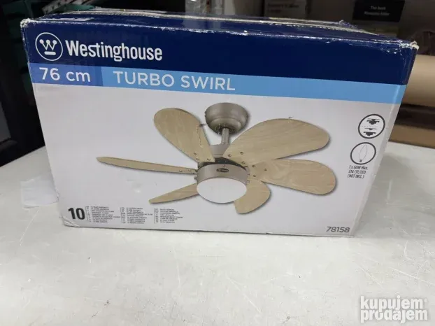 Plafonski ventilator - Westinghouse turbo swirl
