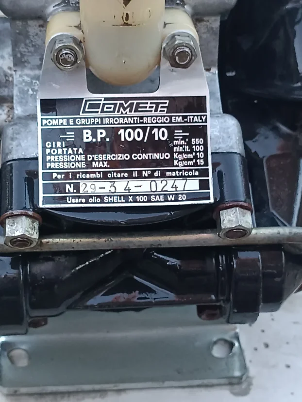 Pumpe za prskalicu Comet BP 100/10,HARDI troklipne