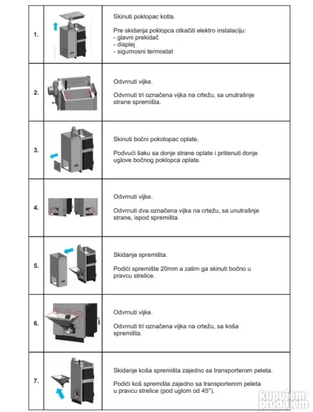 Kotao na pelet ABC Combo 25kw - 60kw