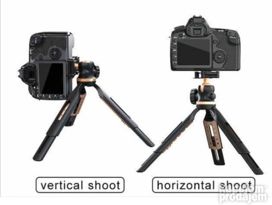 Mini Tripod za DSLR i Mobilne telefone+ Ballhead i nosač mob