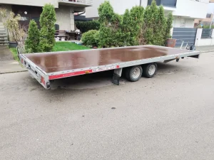 Iznajmljivanje auto slep prikolice platforma 5m