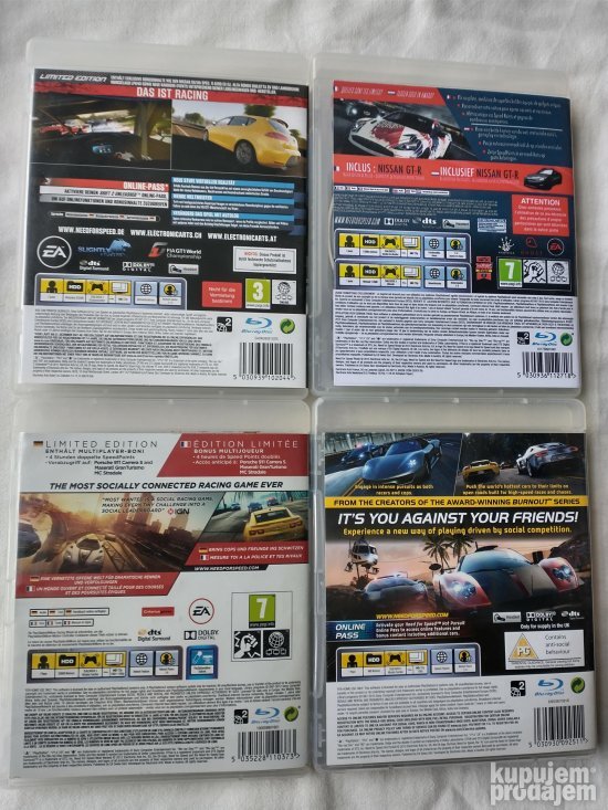 PS3 - Need For Speed - 8 Razlicitih Igara