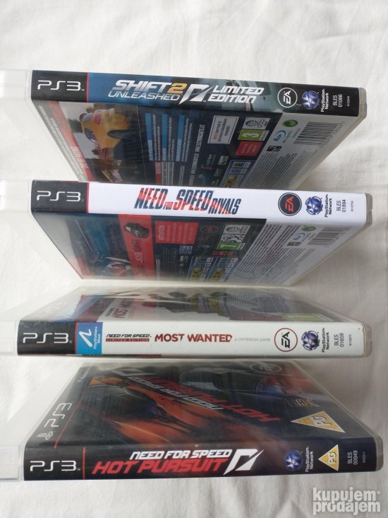 PS3 - Need For Speed - 8 Razlicitih Igara
