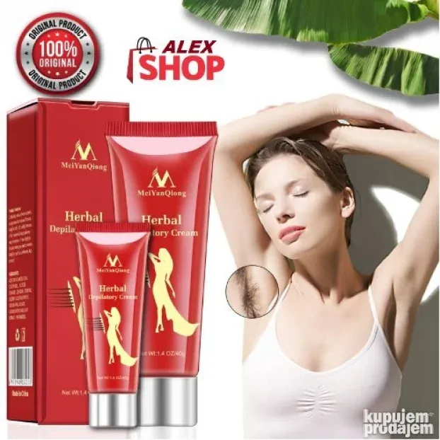 Potpuno prirodna korejska BILJNA krema za depilaciju