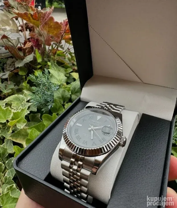 Seiko Mod Datejust Wimbledon (ODMAH DOSTUPAN! omaž Rolex)