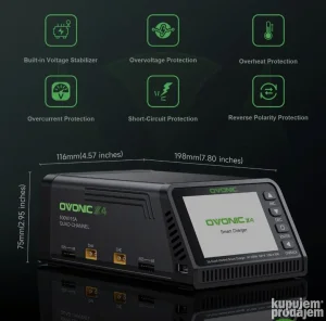 Lipo punjač ovonic 500W 4 kanala BRUTALAN