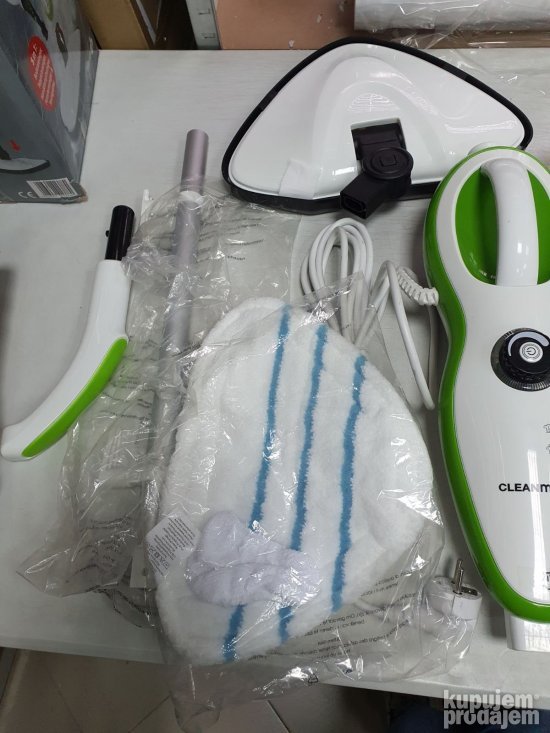 Rucni Parocistac 5u1 350ml-1500w ( Zeleno-Beli )- CLEANmaxx