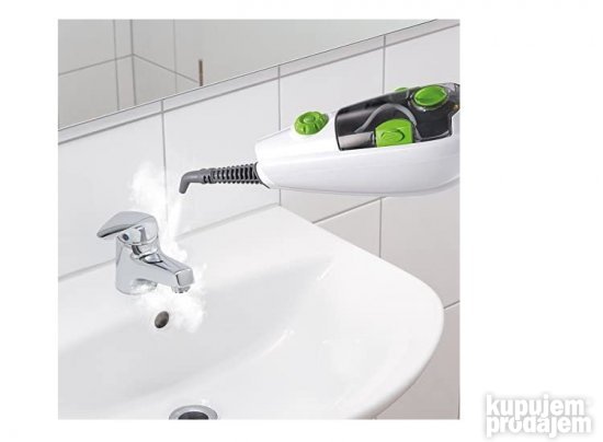 Rucni Parocistac 5u1 350ml-1500w ( Zeleno-Beli )- CLEANmaxx