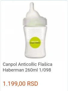 Haberman NOVA canpol flašica 260ml
