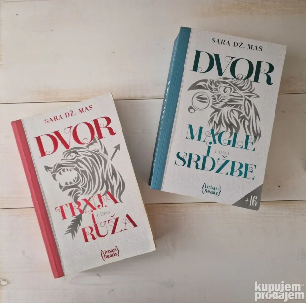 Dvor trnja i ruža (komplet dve knjige)