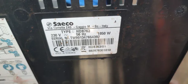 aparat za espreso kafu saeco minuto hd8763  crni