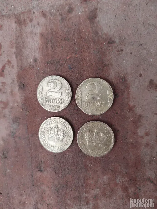 Kovani novac kovanice Kraljevina Jugoslavija 1938god.