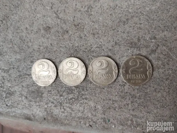 Kovani novac kovanice Kraljevina Jugoslavija 1938god.