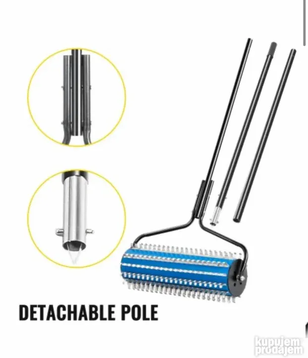 Valjkasta grabulja za korov