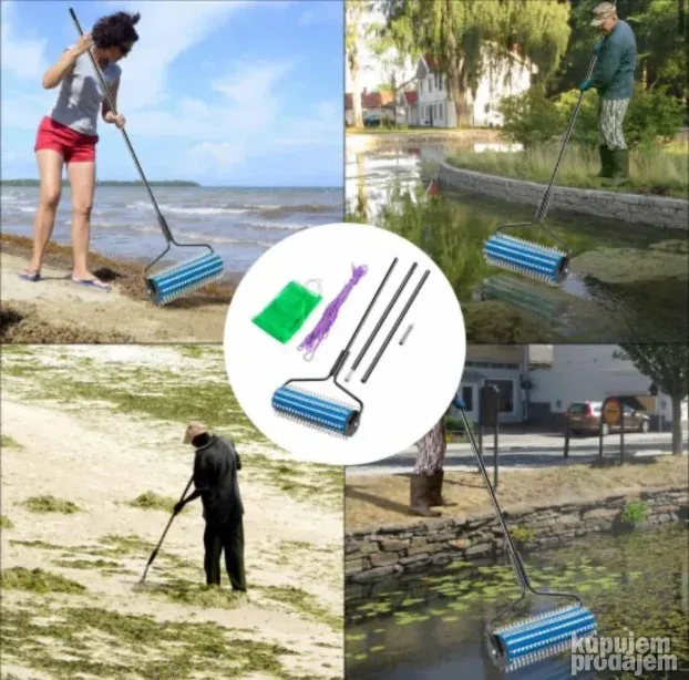 Valjkasta grabulja za korov