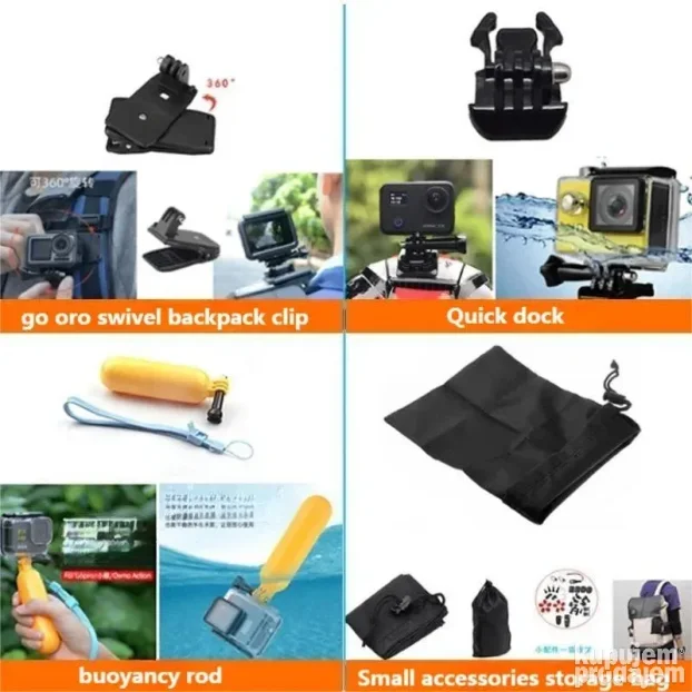 Go Pro SET opreme 14 u 1