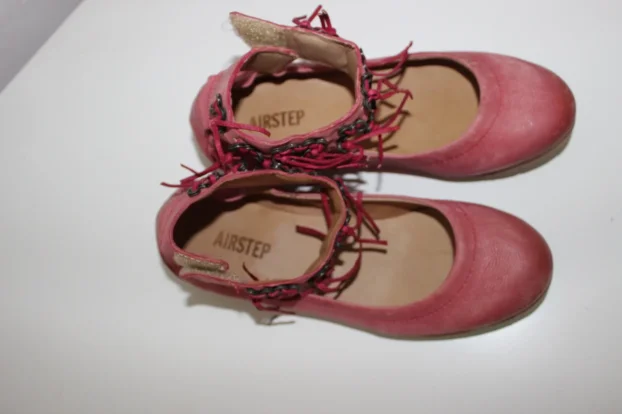 airstep decije baletanke cipele za devojcicu 34 kozne roze