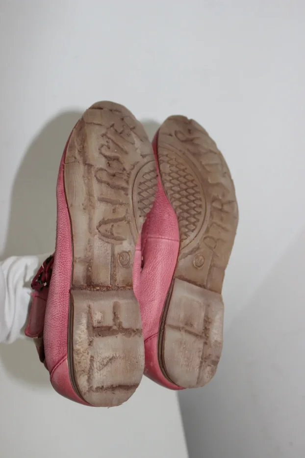 airstep decije baletanke cipele za devojcicu 34 kozne roze