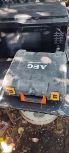 kofer plasticni za aku.busilicu aeg 14,4v.