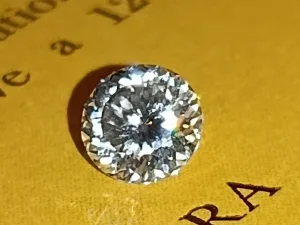 TOP Mojsanit Dijamant  1CT/6,5mm - Ruski Sto-facetni rez