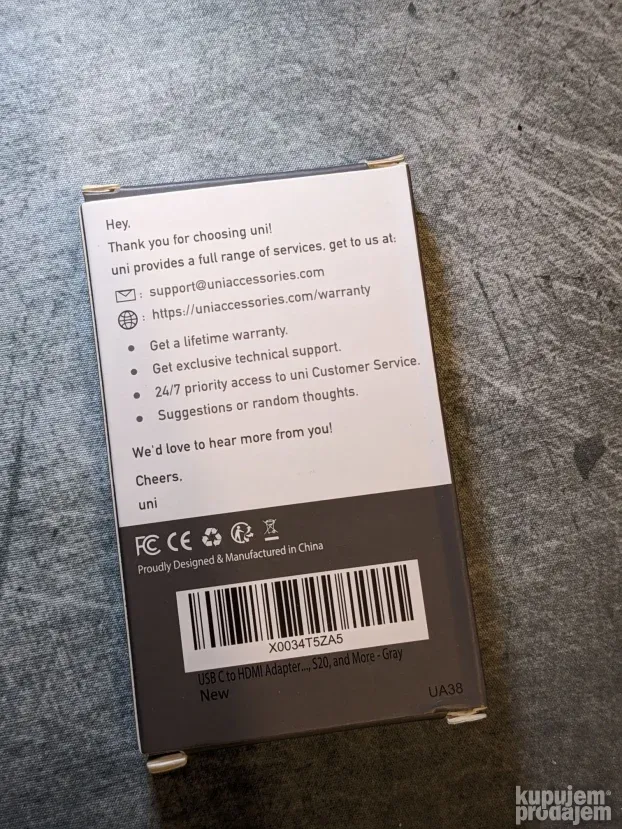 Uni 4k Usb-c To Hdmi Adapter with indicator za macbook NOVO