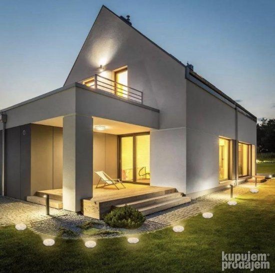 Solarne lampe solarni diskovi 12 dioda solarne lampe solarne