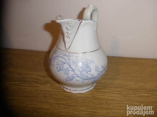 Bokal za mleko stari oslikan porcelan