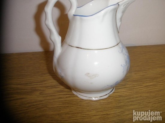 Bokal za mleko stari oslikan porcelan