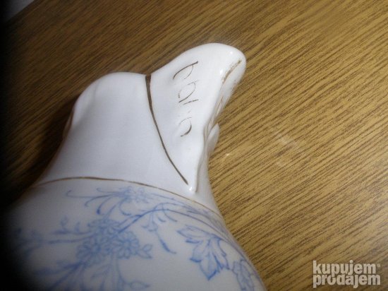 Bokal za mleko stari oslikan porcelan