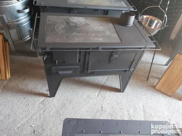 Tradicionalni-etno sporet sa ramom oko plotne (40cm rerna)