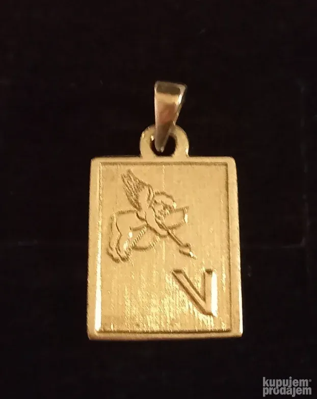 Stari Prelep Srebrni privezak, Ljubavn strela na inicijalu V