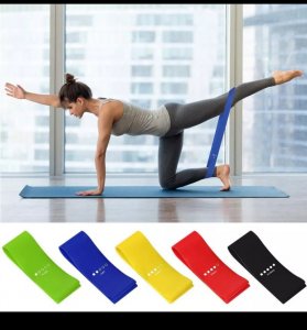 trake za fitnes i jogu set 5 boja+torbica AKCIJA 999