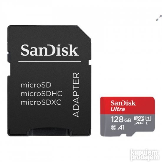 Micro SD 128GB SanDisk Ultra + Adapter
