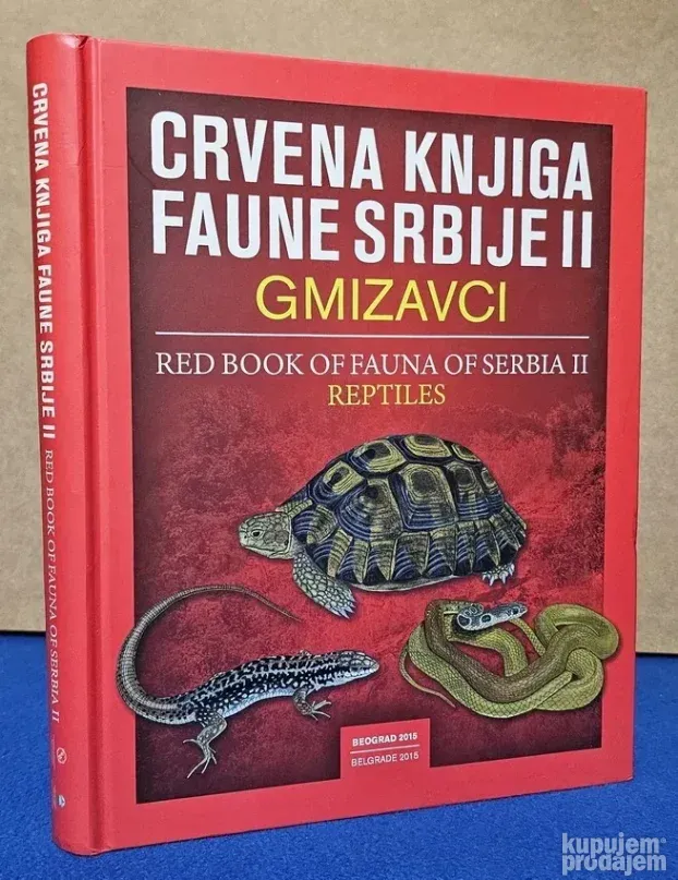 Crvena knjiga faune Srbije 2 : Gmizavci - Rastko Ajtić - KupujemProdajem
