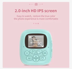 Fotoaparat I Štampač Dečija Kamera Koja Štampa Slike