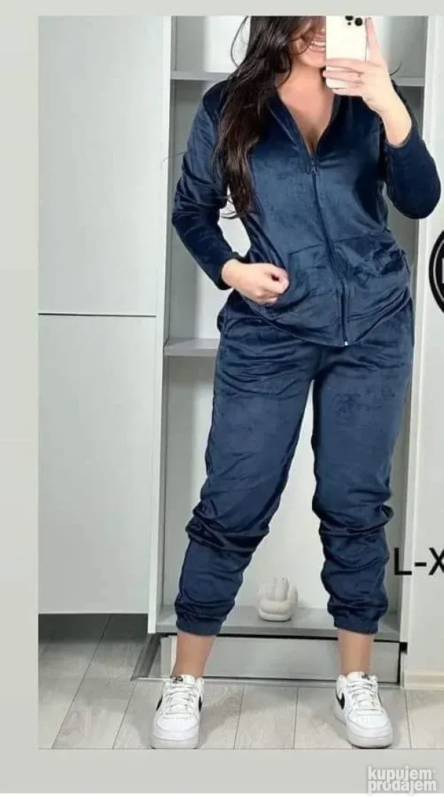 Plisane trenerke do 3xl