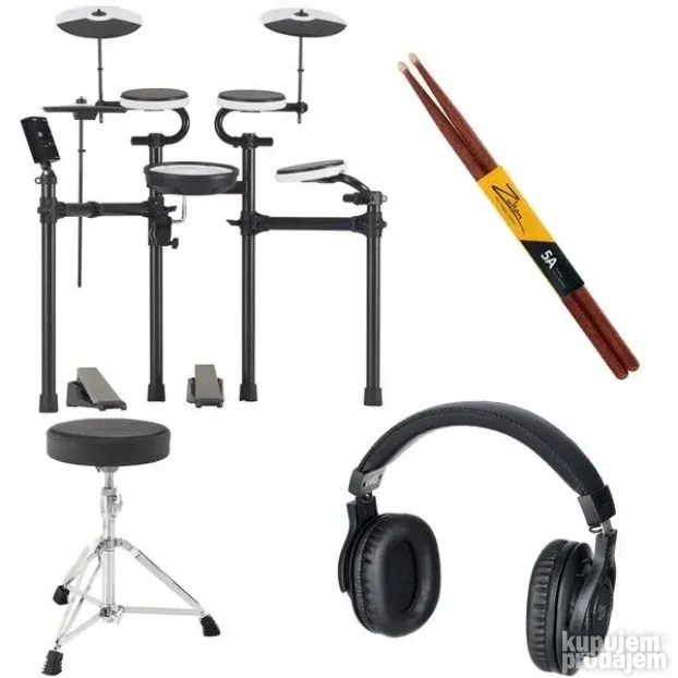 Roland TD-02KV V-Drums Kit Bundle Elektronski Bubnjevi