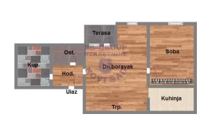 Š:557476, Bulevar Oslobođenja, 2.0 dvosoban, 53 m²