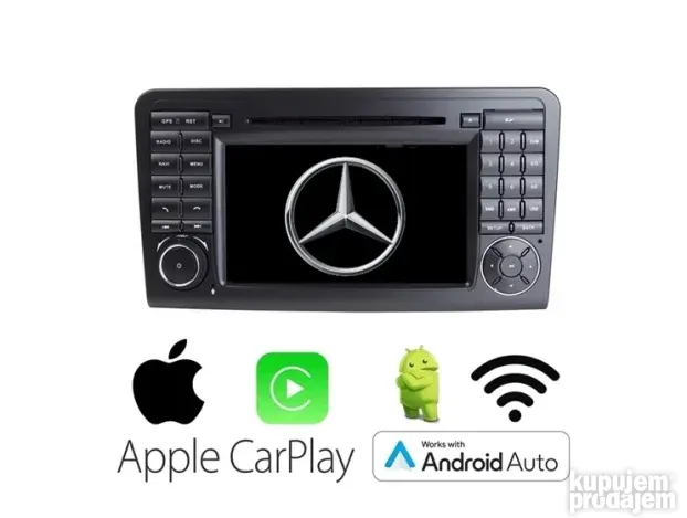Multimedija navigacija mercedes r klasa 10 inca car play