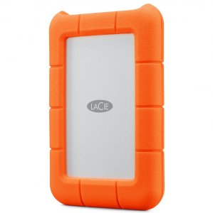 LACIE 500GB Rugged USB 3.1 Type C Orange-White