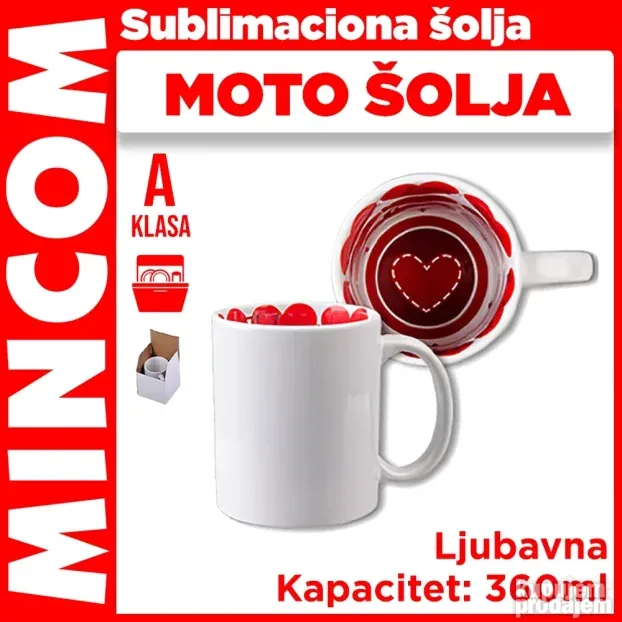 Šolja za sublimaciju-moto šolja
