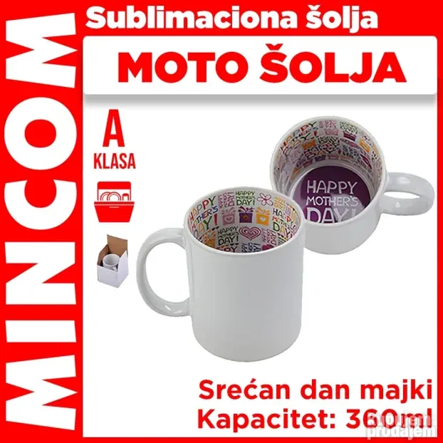 Šolja za sublimaciju-moto šolja