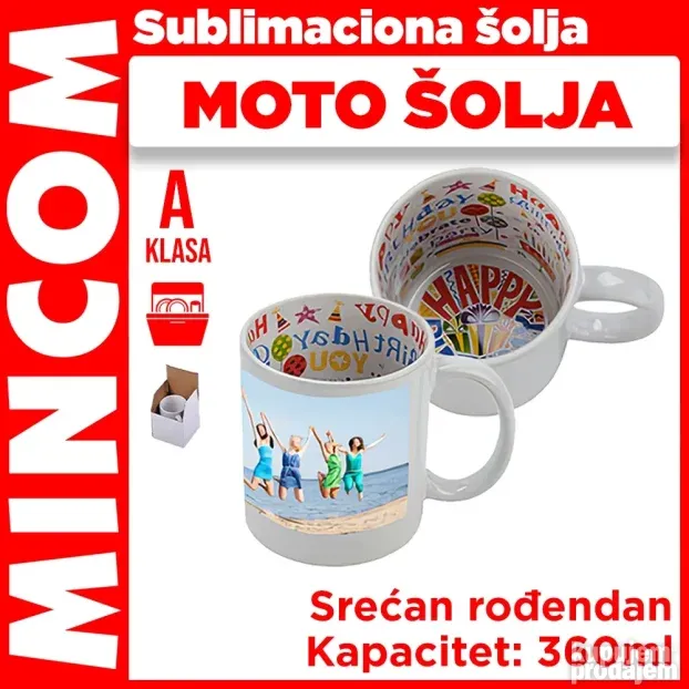 Šolja za sublimaciju-moto šolja