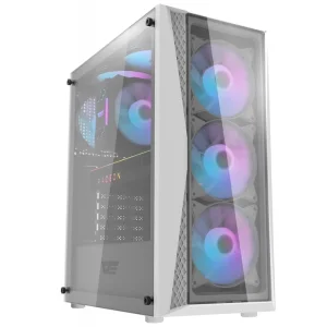 DARKFLASH DK352 Plus + 4 pcs fan white