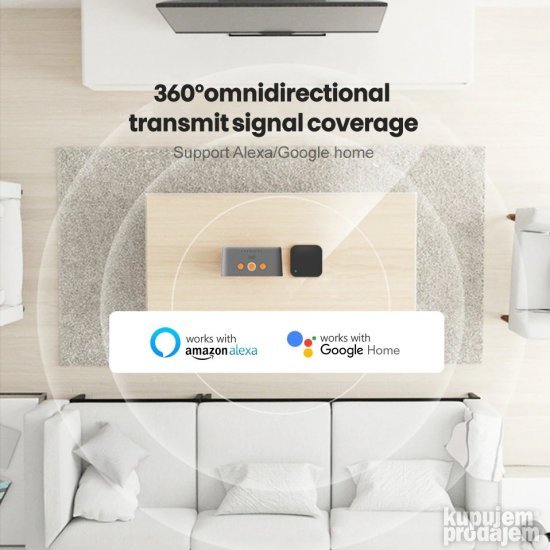 Tuya IR WiFi kontroler - wireless infraRed daljinski