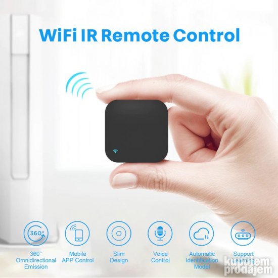 Tuya IR WiFi kontroler - wireless infraRed daljinski