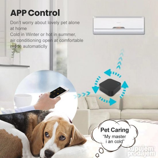 Tuya IR WiFi kontroler - wireless infraRed daljinski