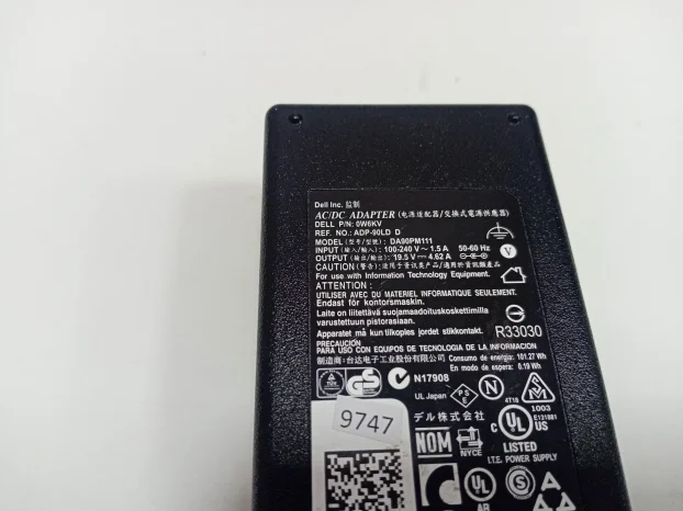 DELL 90W Original punjac Dell 19.5V 4.62A 4,5x3.0 #9747