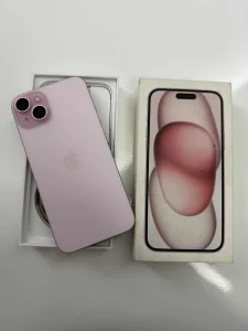 Apple iPhone 15 plus 128gb pink 10/10 bh86