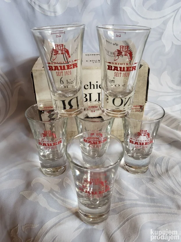 Casice nove,vintaz italijanske orig.Bauer,za zestoko pice.